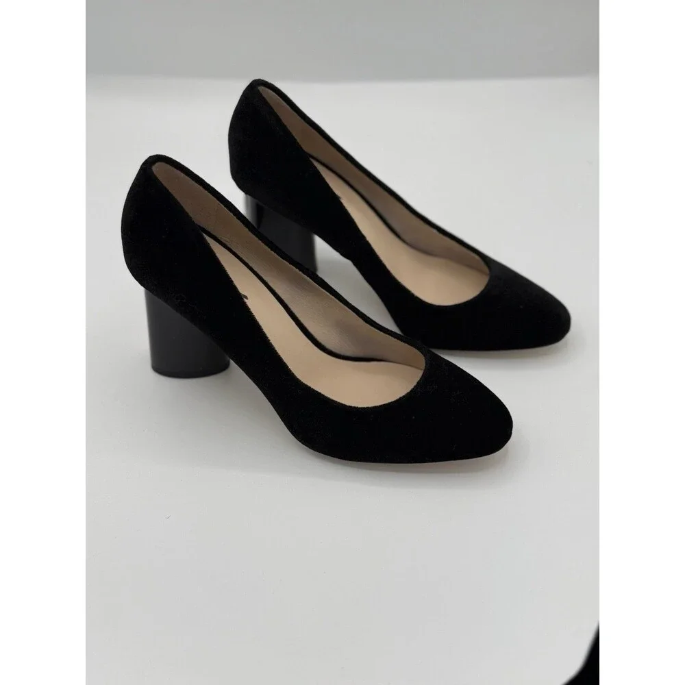 Kate Spade New York Sybil pump in black velvet Women’s‎ Size 7 (defaced) NWB!